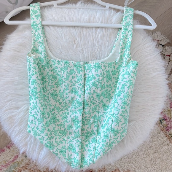 Zara Popelin Corset Top - Picture 2 of 5